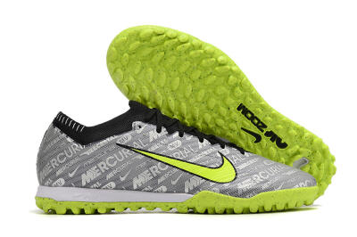 Nike Air Zoom Mercurial Vapor Elite TF Artificial Turf Soccer Shoes - Grey/Black/Yellow