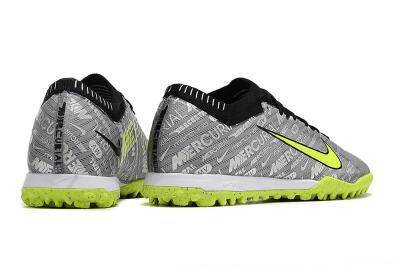 Nike Air Zoom Mercurial Vapor Elite TF Artificial Turf Soccer Shoes - Grey/Black/Yellow