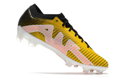 Nike Air Zoom Mercurial Vapor 15 Elite FG Firm Ground Soccer Cleats - Yellow/Black/White