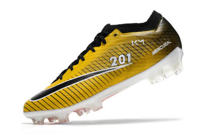 Nike Air Zoom Mercurial Vapor 15 Elite FG Firm Ground Soccer Cleats - Yellow/Black/White
