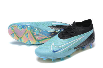 Nike Phantom GX Elite FG Firm Ground Soccer Cleats - Blue/Black/White