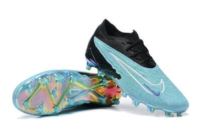 Nike Phantom GX Elite FG Firm Ground Soccer Cleats - Blue/Black/White