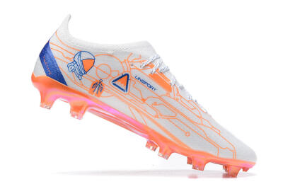 Puma Ultra Ultimate FG Firm Ground Soccer Cleats - Orange/Blue/White