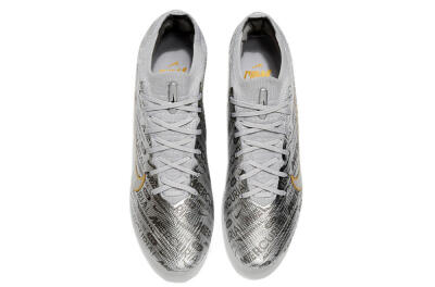 Nike Air Zoom Mercurial Vapor 15 Elite FG Firm Ground Soccer Cleats - Sliver/Gold/Rainbow
