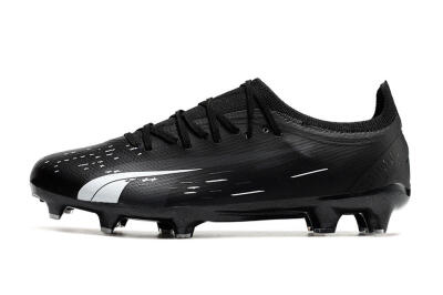 Puma Ultra Ultimate FG Firm Ground Soccer Cleats - Black/Whtie