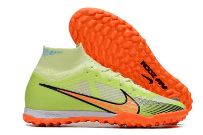 Nike Air Zoom Mercurial Superfly 15 Elite TF Artificial Turf Soccer Shoes - Yellow/Orange/Black