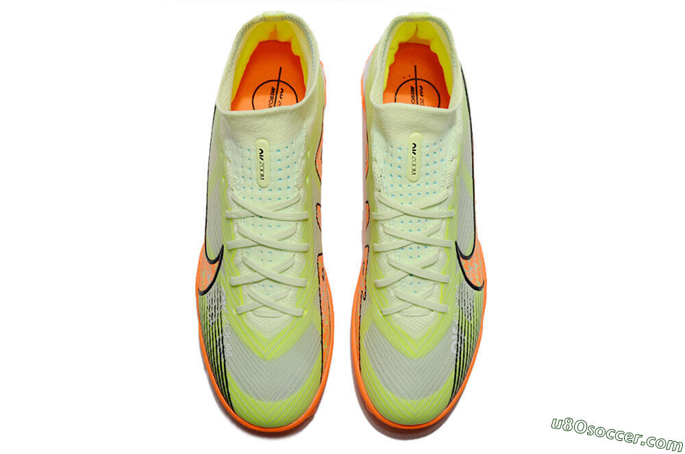 Nike Air Zoom Mercurial Superfly 15 Elite TF Artificial Turf Soccer Shoes - Yellow/Orange/Black 4