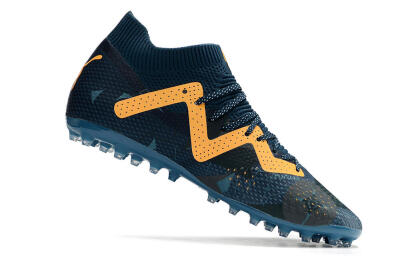 Puma Future Ultimate AG Artificial Grass Soccer Cleats - Blue/Yellow