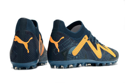 Puma Future Ultimate AG Artificial Grass Soccer Cleats - Blue/Yellow