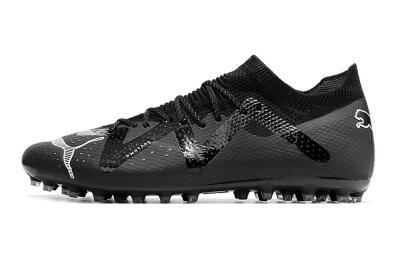 Puma Future Ultimate AG Artificial Grass Soccer Cleats - Black/White