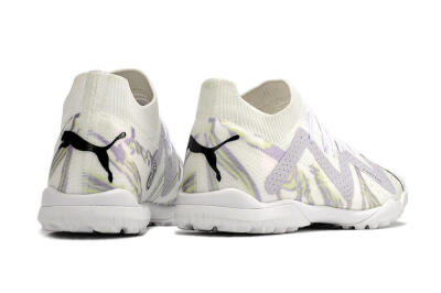 Puma Future X Powercat Tokyo Match TF Artificial Turf Soccer Shoes - White/Grey/Black