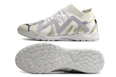 Puma Future X Powercat Tokyo Match TF Artificial Turf Soccer Shoes - White/Grey/Black