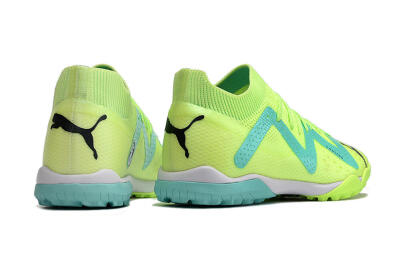 Puma Future X Powercat Tokyo Match TF Artificial Turf Soccer Shoes - Green/Blue/Black