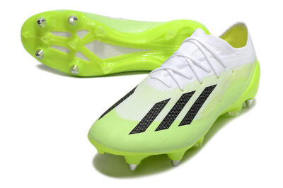 Adidas X Speedportal.1 SG Soft Ground Soccer Cleats - Green/Black/White