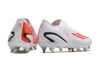 Adidas X Speedportal.1 SG Soft Ground Soccer Cleats - White/Orange/Black