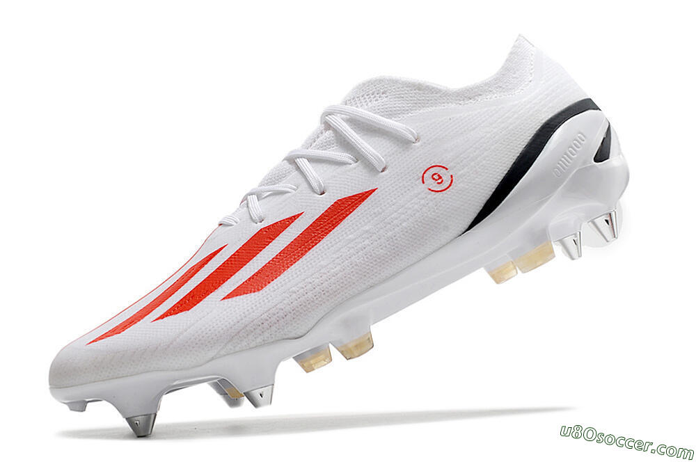 Adidas X Speedportal.1 SG Soft Ground Soccer Cleats - White/Orange/Black 5