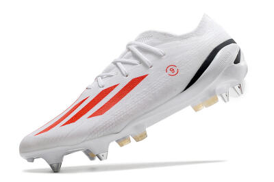 Adidas X Speedportal.1 SG Soft Ground Soccer Cleats - White/Orange/Black