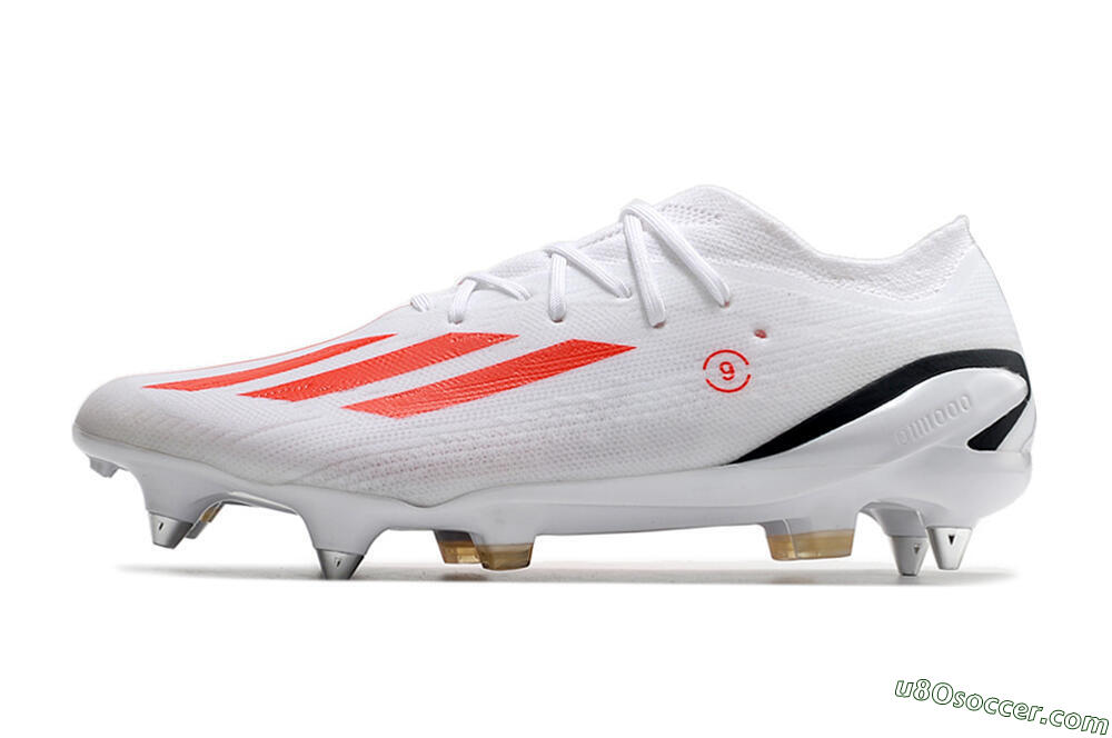 Adidas X Speedportal.1 SG Soft Ground Soccer Cleats - White/Orange/Black 2