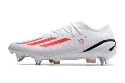 Adidas X Speedportal.1 SG Soft Ground Soccer Cleats - White/Orange/Black