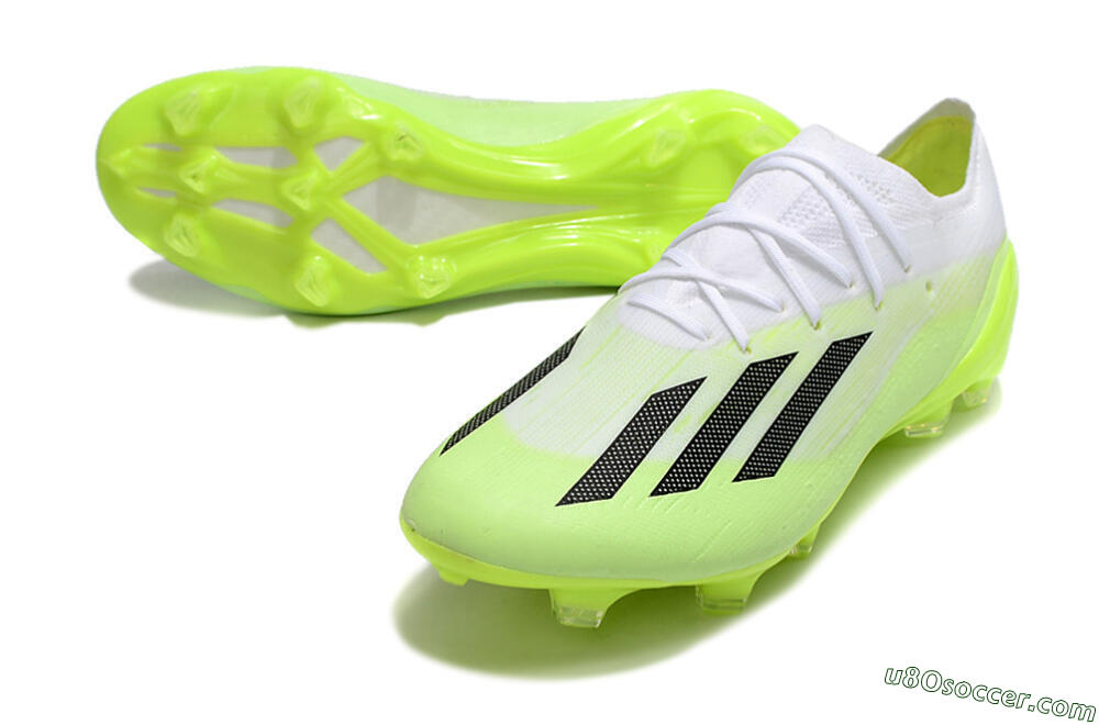 Adidas X Speedportal.1 FG Firm Ground Soccer Cleats - Green/Black/White 3