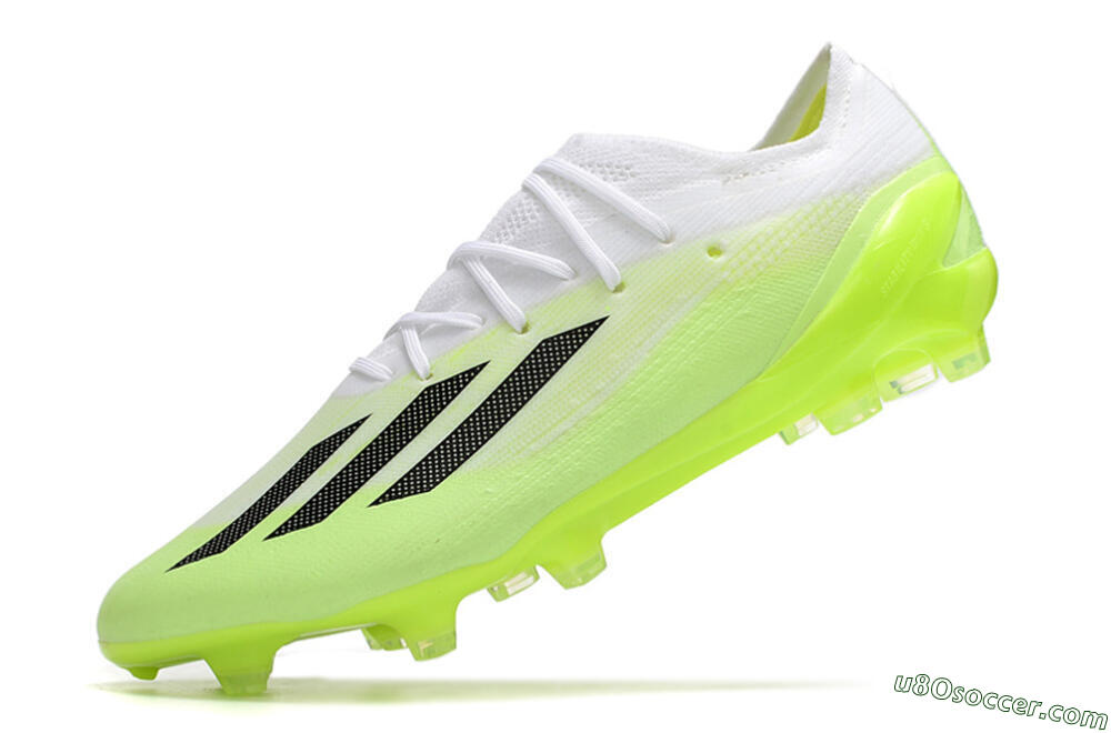 Adidas X Speedportal.1 FG Firm Ground Soccer Cleats - Green/Black/White 5