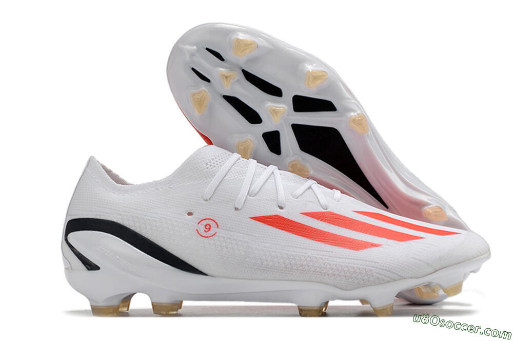 Adidas X Speedportal.1 FG Firm Ground Soccer Cleats - White/Orange/Black 1