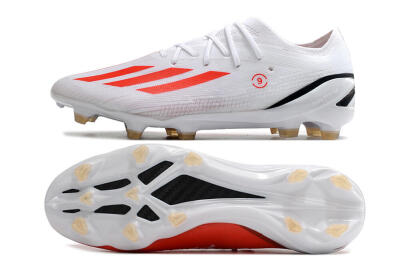 Adidas X Speedportal.1 FG Firm Ground Soccer Cleats - White/Orange/Black