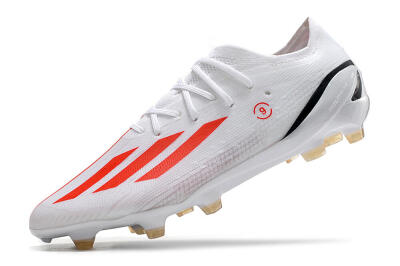 Adidas X Speedportal.1 FG Firm Ground Soccer Cleats - White/Orange/Black