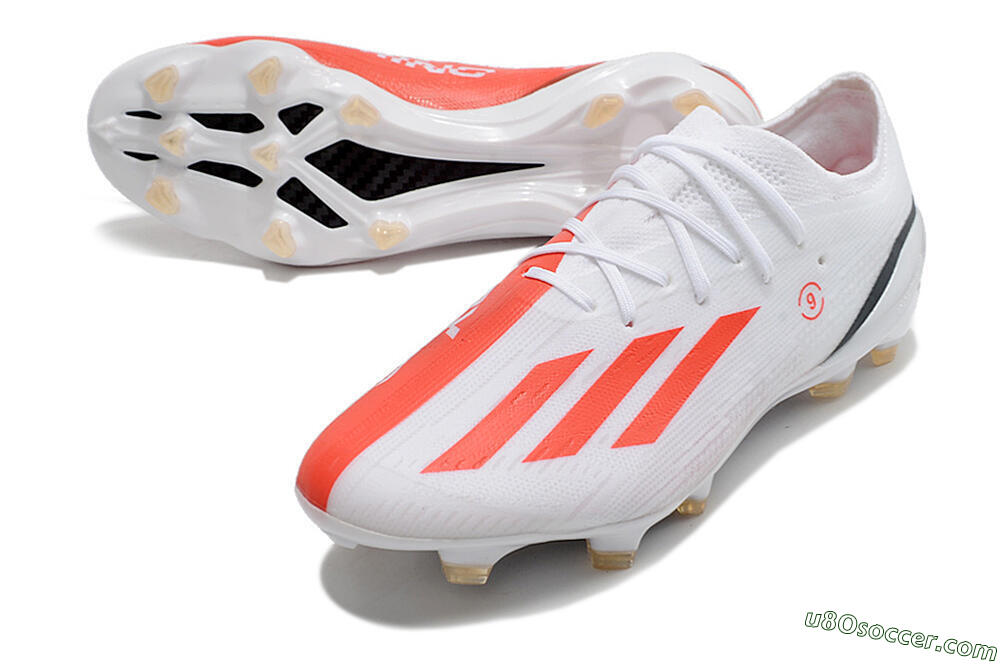 Adidas X Speedportal.1 FG Firm Ground Soccer Cleats - White/Orange/Black 3