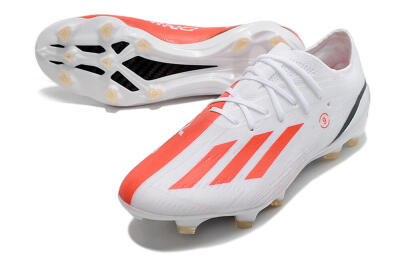 Adidas X Speedportal.1 FG Firm Ground Soccer Cleats - White/Orange/Black