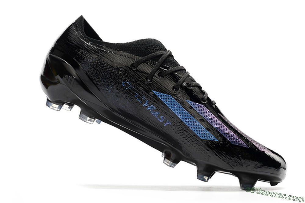 Adidas X Speedportal.1 FG Firm Ground Soccer Cleats - Black/Purple 4