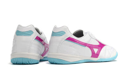 Mizuno Morelia Sala Japn IC Indoor & Futsal Soccer Shoes - White/Pink/Blue