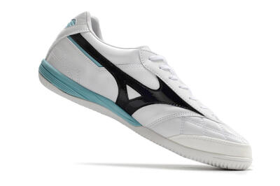 Mizuno Morelia Sala Japn IC Indoor & Futsal Soccer Shoes - White/Black/Blue