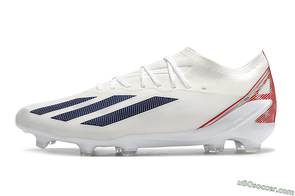 Adidas X Speedportal.1 UAS FG Firm Ground Soccer Cleats - White/Black/Red 2