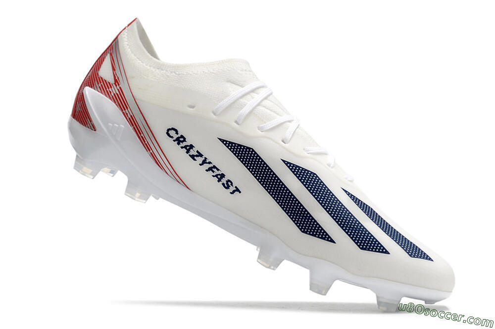 Adidas X Speedportal.1 UAS FG Firm Ground Soccer Cleats - White/Black/Red 4