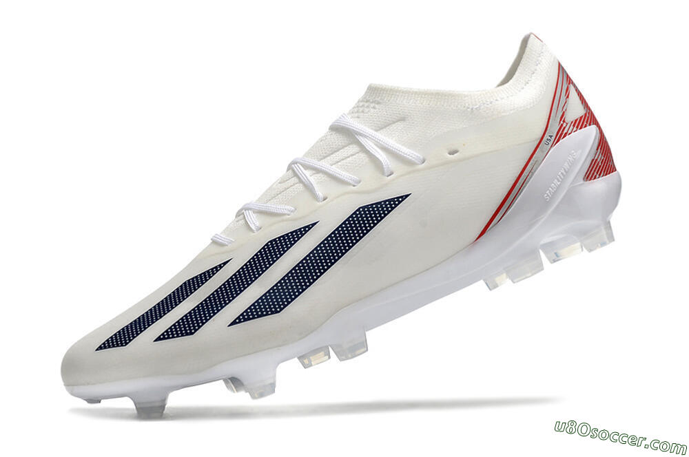 Adidas X Speedportal.1 UAS FG Firm Ground Soccer Cleats - White/Black/Red 5