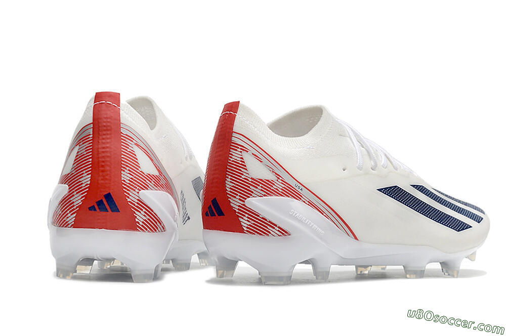 Adidas X Speedportal.1 UAS FG Firm Ground Soccer Cleats - White/Black/Red 6