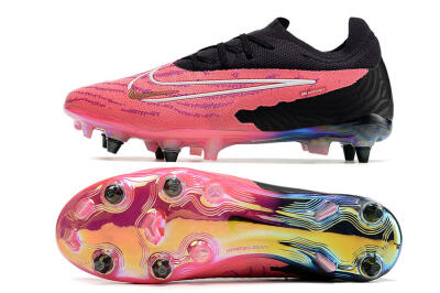 Nike Phantom GX Elite SG Soft Ground Soccer Cleats - Pink/Black/White
