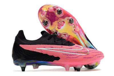 Nike Phantom GX Elite SG Soft Ground Soccer Cleats - Pink/Black/White