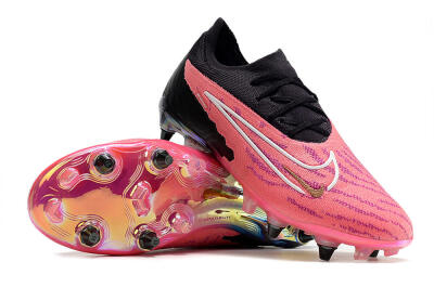 Nike Phantom GX Elite SG Soft Ground Soccer Cleats - Pink/Black/White