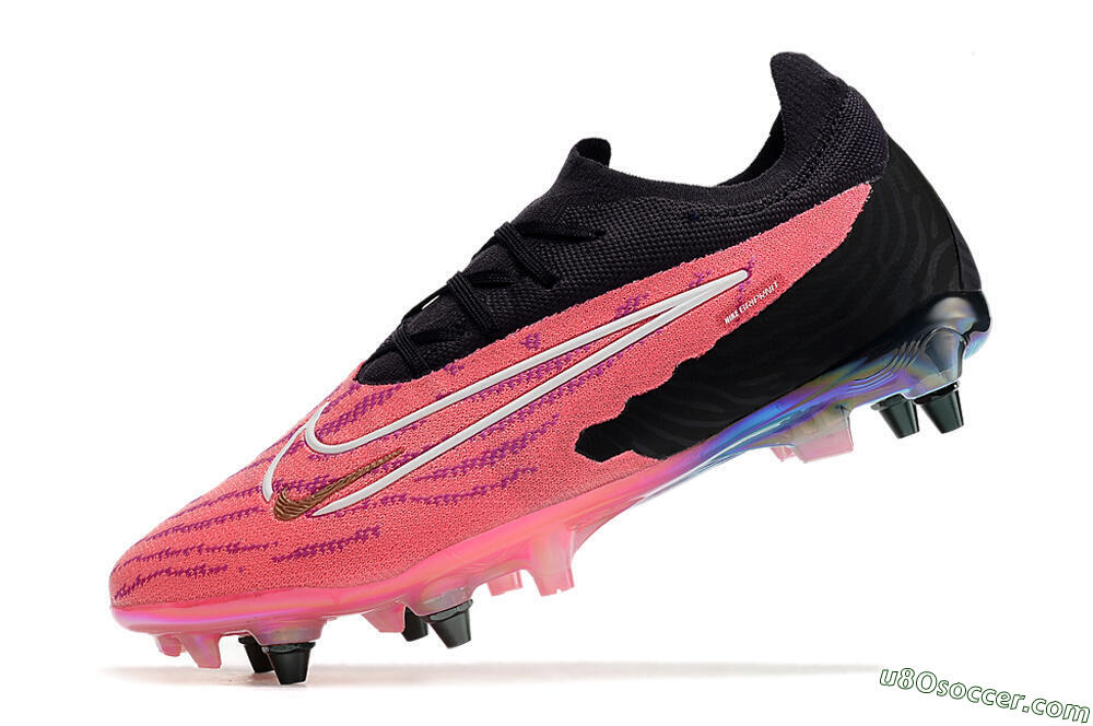 Nike Phantom GX Elite SG Soft Ground Soccer Cleats - Pink/Black/White 5