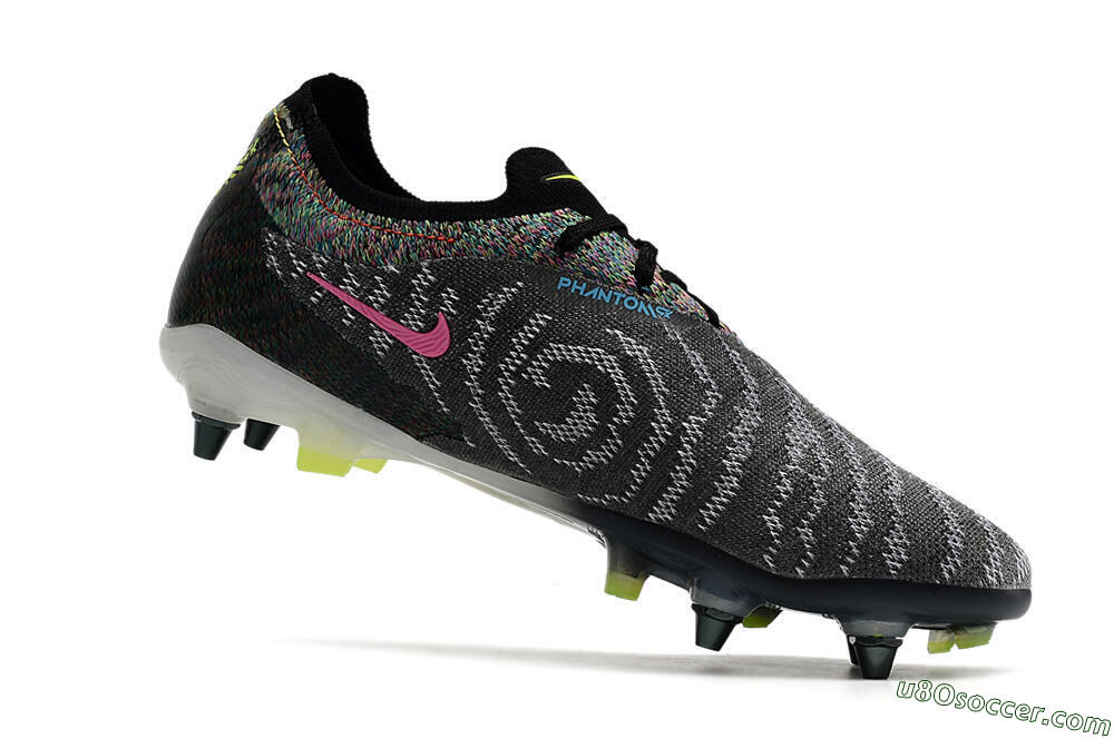Nike Phantom GX Elite SG Soft Ground Soccer Cleats - Grey/Rainbow 4