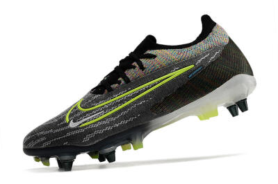 Nike Phantom GX Elite SG Soft Ground Soccer Cleats - Grey/Rainbow
