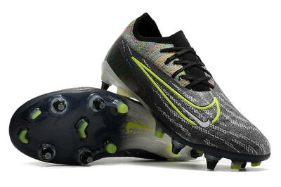Nike Phantom GX Elite SG Soft Ground Soccer Cleats - Grey/Rainbow