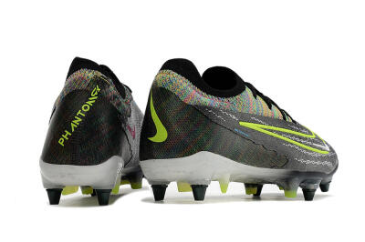 Nike Phantom GX Elite SG Soft Ground Soccer Cleats - Grey/Rainbow