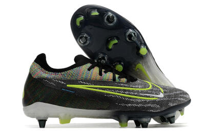 Nike Phantom GX Elite SG Soft Ground Soccer Cleats - Grey/Rainbow