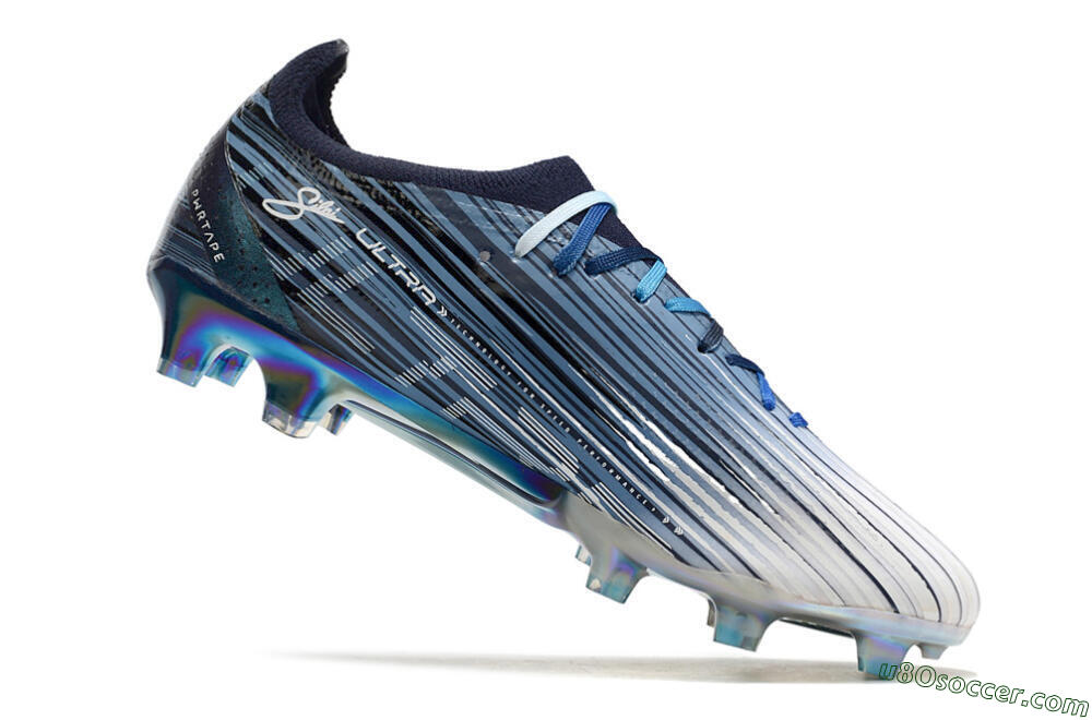 Puma Ultra Ultimate FG Firm Ground Soccer Cleats - Blue/Black/White 4