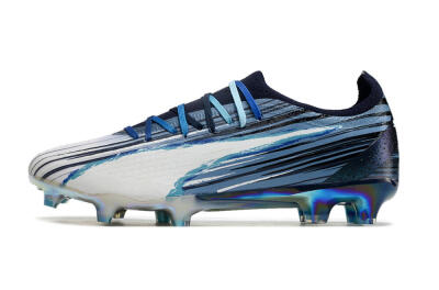 Puma Ultra Ultimate FG Firm Ground Soccer Cleats - Blue/Black/White