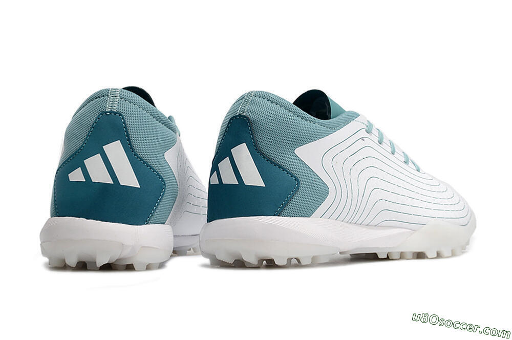 Adidas Predator Accuracy.3 TF Artificial Turf Soccer Shoes - White/Green 6