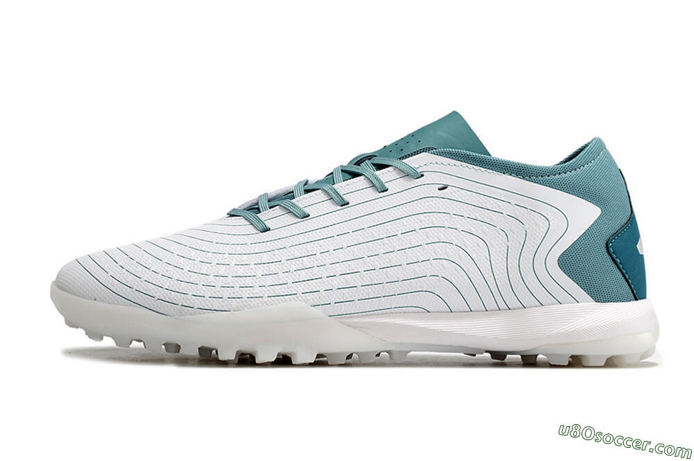 Adidas Predator Accuracy.3 TF Artificial Turf Soccer Shoes - White/Green 2